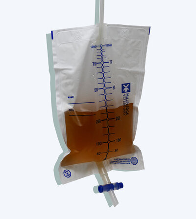 Fluid drainage collection bag 200511 135337